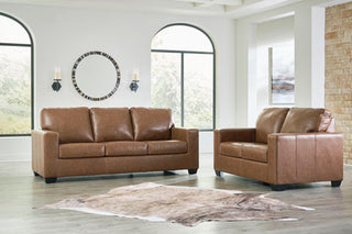 Bolsena 3 Piece Living Room Set - Genuine Leather Match