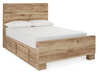 Hyanna Queen Panel Bed with 2 Side Storage