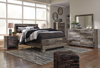 Derekson Queen Platform Bed 5 Piece Bedroom Set