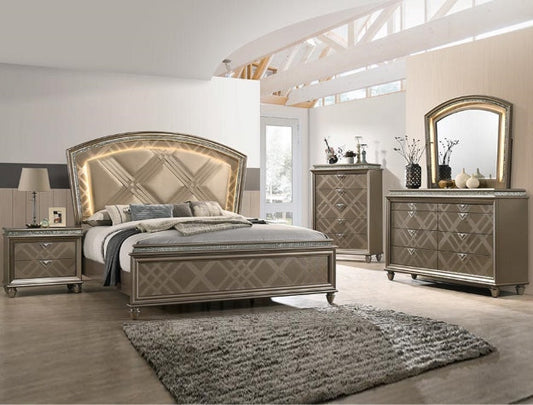 B7800 Cristal 7 Piece Queen Bedroom Set