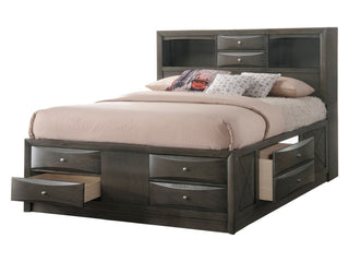 Emily Grey 6 Piece Queen Bedroom Set