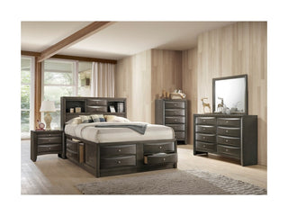 Emily Grey 6 Piece Queen Bedroom Set