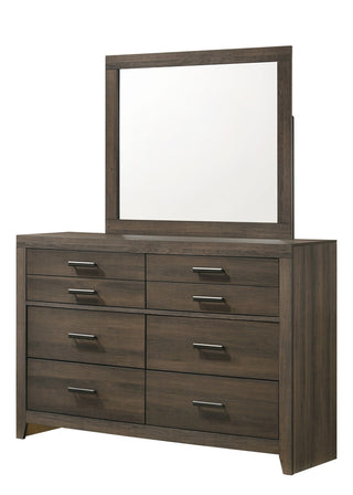 Marley 5 Piece Bedroom Suite in Weathered Brown