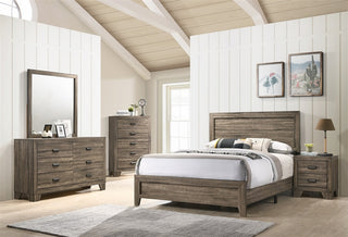 Millie 6 Piece Bedroom Suite in Weathered Gray