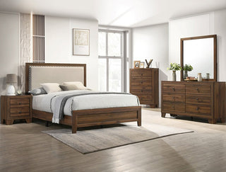 Millie 5 Piece Bedroom Suite in Brown