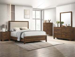 Millie 7 Piece Bedroom Suite in Brown