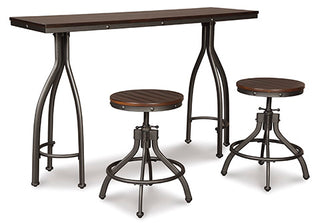 Odium Counter Height Dining Table and Bar Stools (Set of 3)