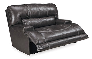 McCaskill Genuine Leather Reclining Sofa, Loveseat and Chair