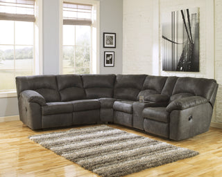 Tambo 2-Piece Reclining Sectional - Grey