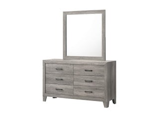 Hopkins 6 Piece Queen Bedroom Set - Light Grey