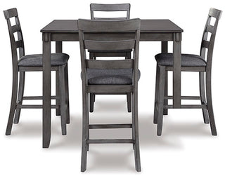 Bridson Counter Height Dining Table and 4 Chairs